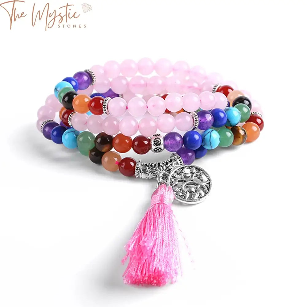 A collection of multilayered friendship strand bracelets designed for girls is displayed.