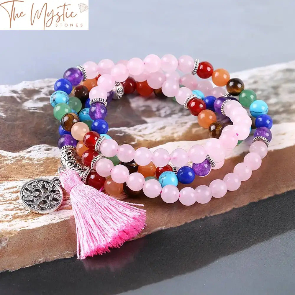 Chakra Harmony Layered Bracelet