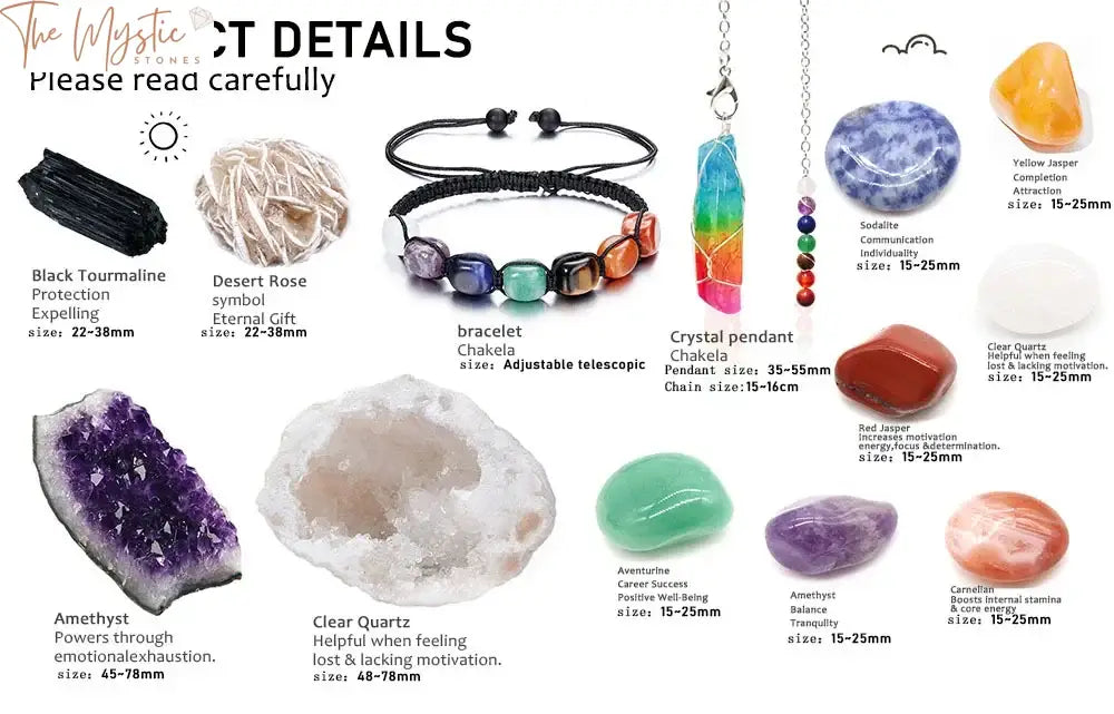 Chakra Healing Crystal And Stone Ensemble