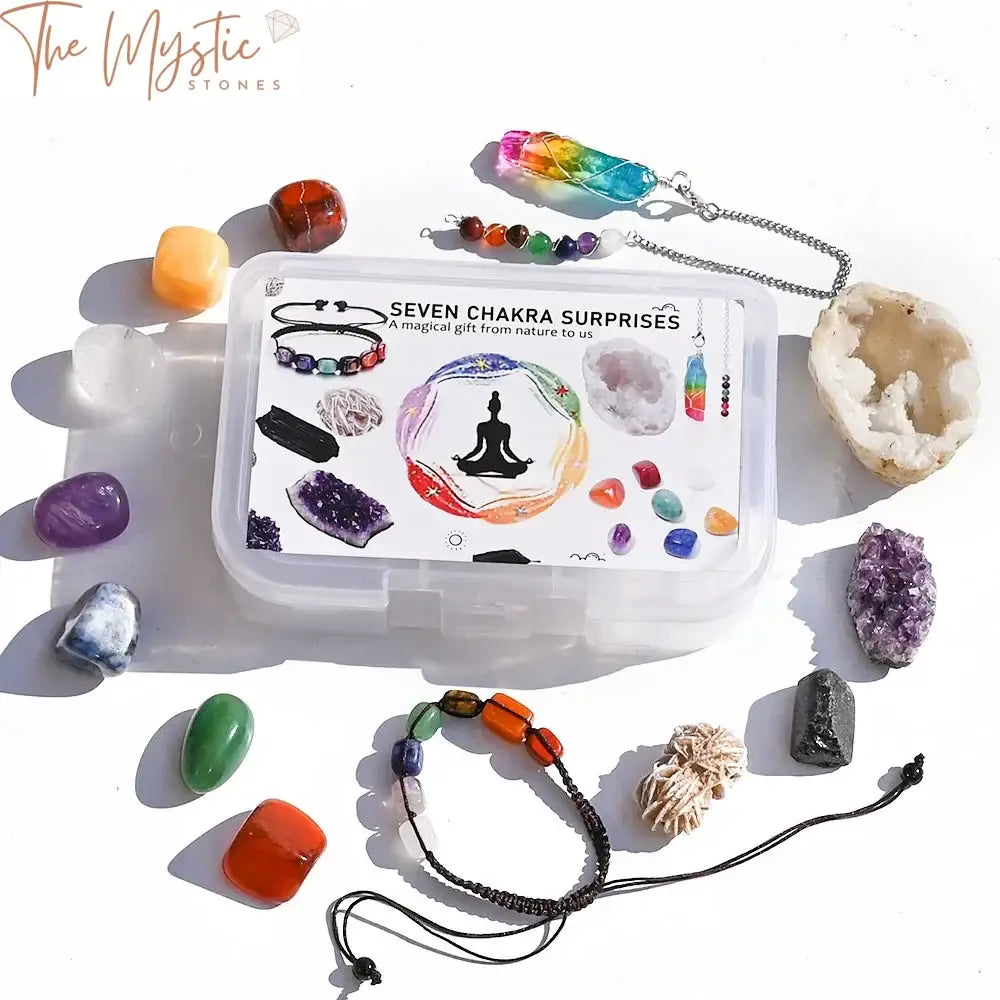 Chakra Healing Crystal And Stone Ensemble