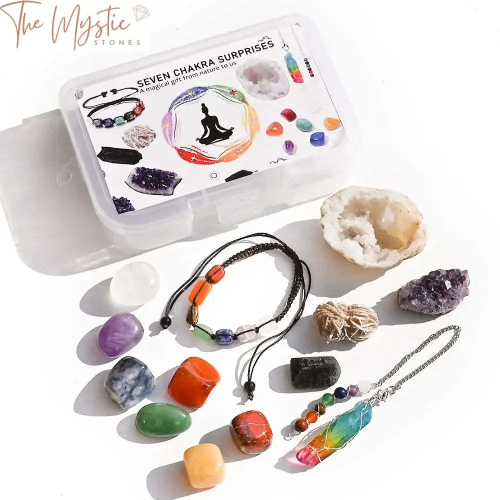 Chakra Healing Crystal And Stone Ensemble