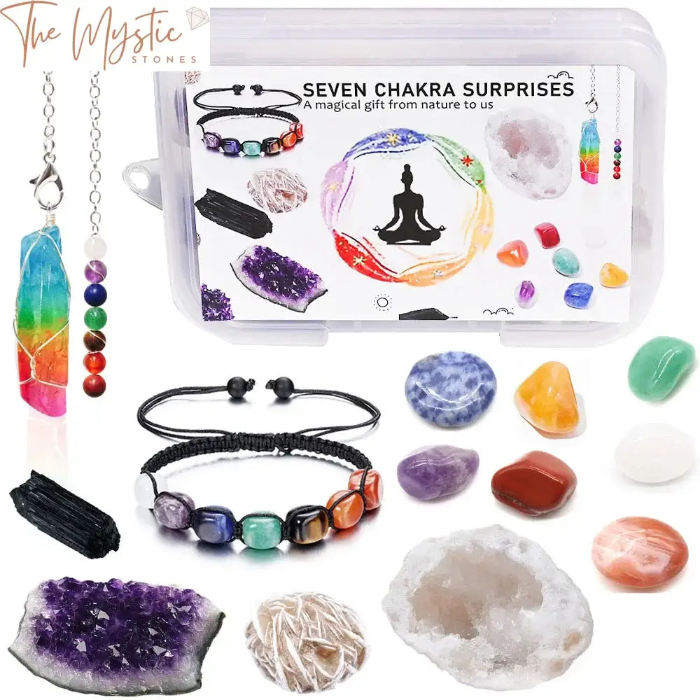 Chakra Healing Crystal And Stone Ensemble