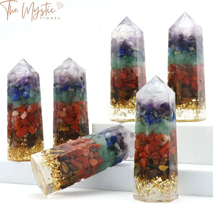 Chakra Healing Crystal Wand Set