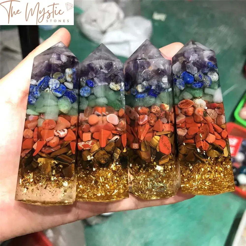 Chakra Healing Crystal Wand Set