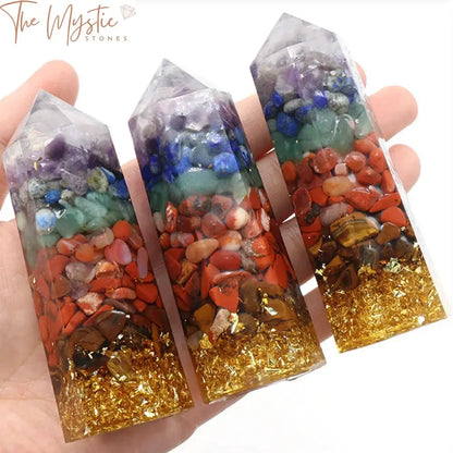 Chakra Healing Crystal Wand Set