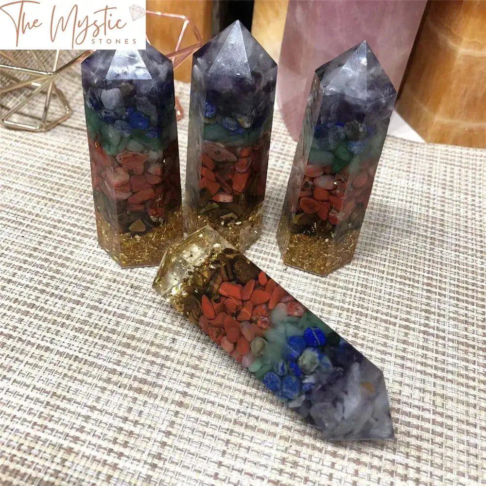 Chakra Healing Crystal Wand Set