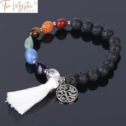 Chakra Healing Natural Stone Bracelet 8Mm