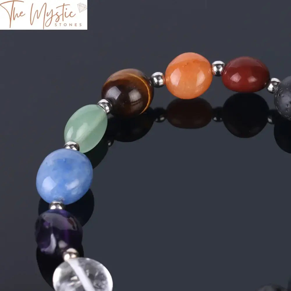 Chakra Healing Natural Stone Bracelet 8Mm