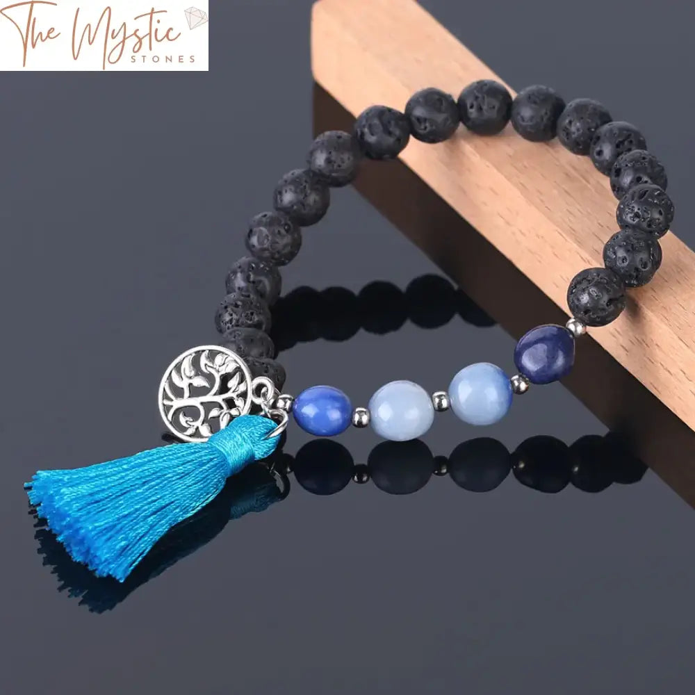 Chakra Healing Natural Stone Bracelet 8Mm