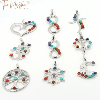 Chakra Healing Tree Of Life Pendant