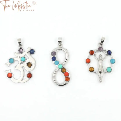 Chakra Healing Tree Of Life Pendant