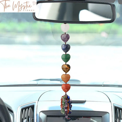 Chakra Heart Stone Hanging Ornament