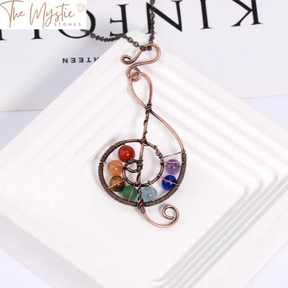 Chakra Notes Healing Pendant Necklace