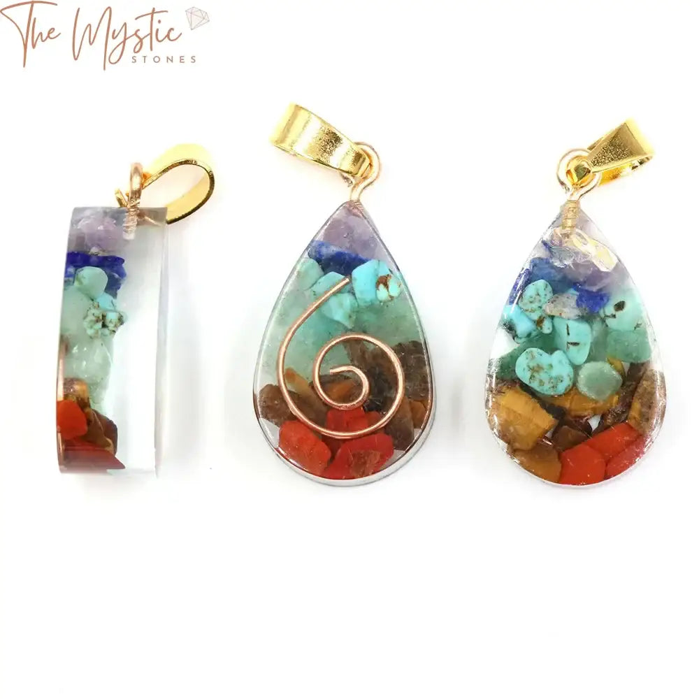 Chakra Orgone Healing Pendant