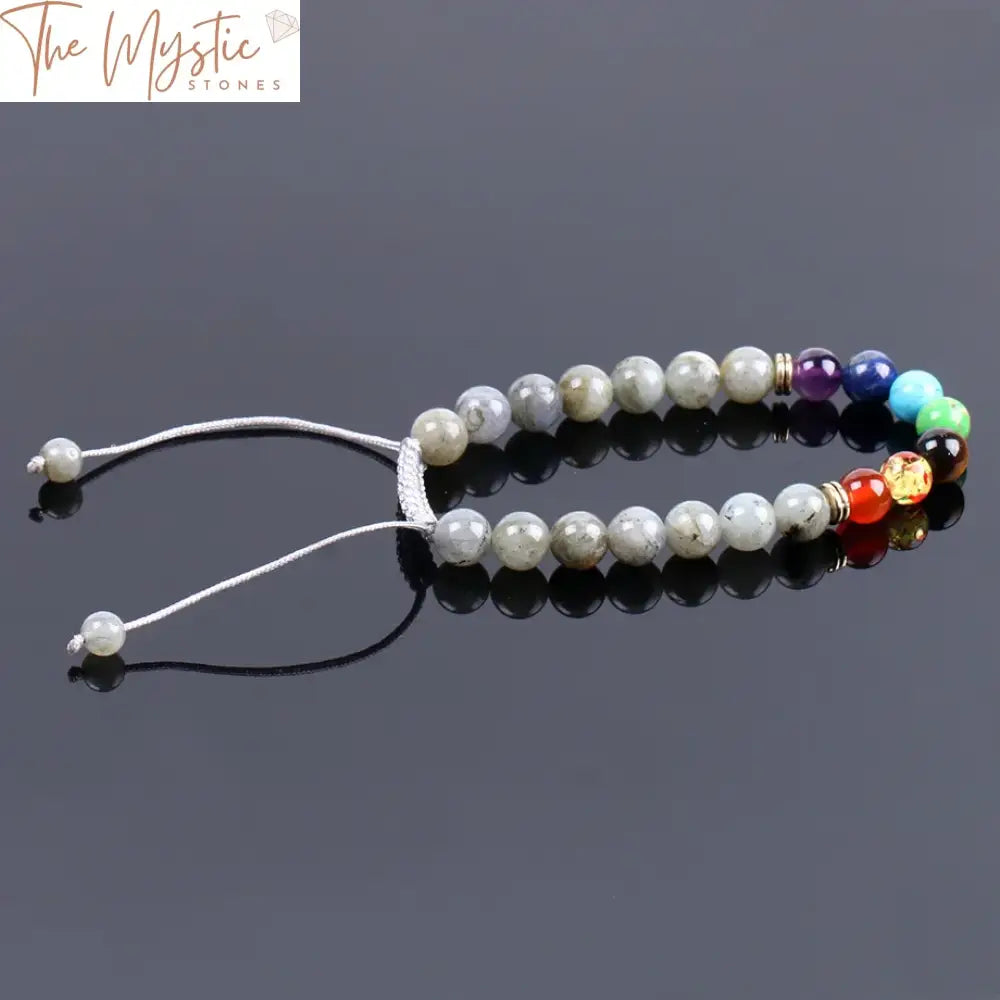 Chakra Reiki Yoga Natural Stone Bracelet