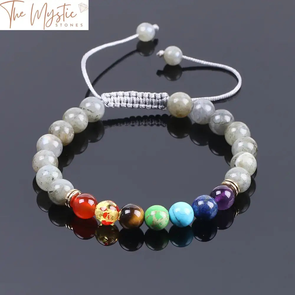 Chakra Reiki Yoga Natural Stone Bracelet