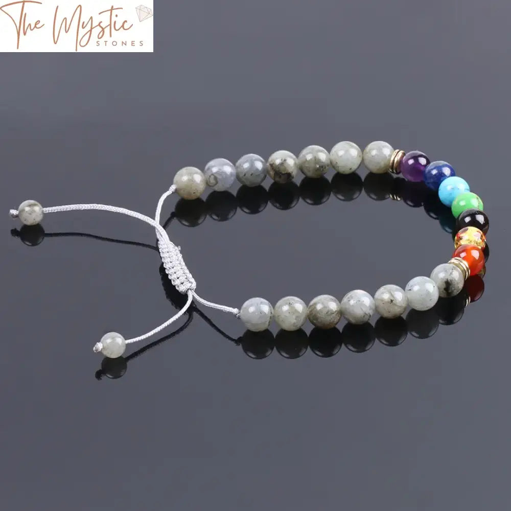 Chakra Reiki Yoga Natural Stone Bracelet