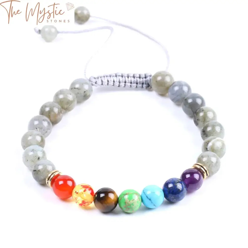 Chakra Reiki Yoga Natural Stone Bracelet