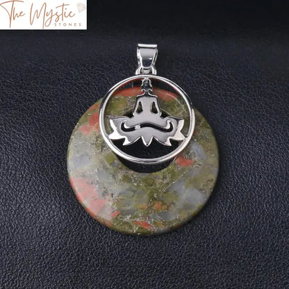 Chakra Series F850 Natural Stone Pendant