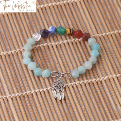 Chakra Stone Dream Catcher Bracelet