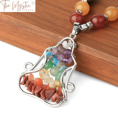 Chakra Stone Pendant Necklace