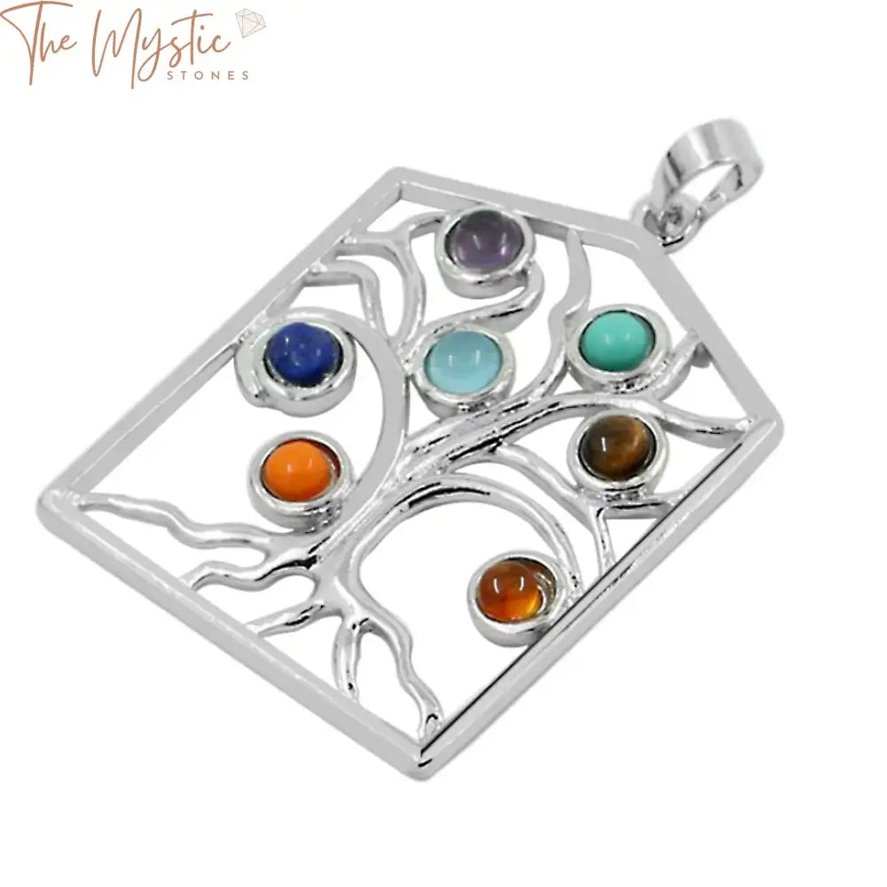 Chakra Theory Tree Of Life Pendant