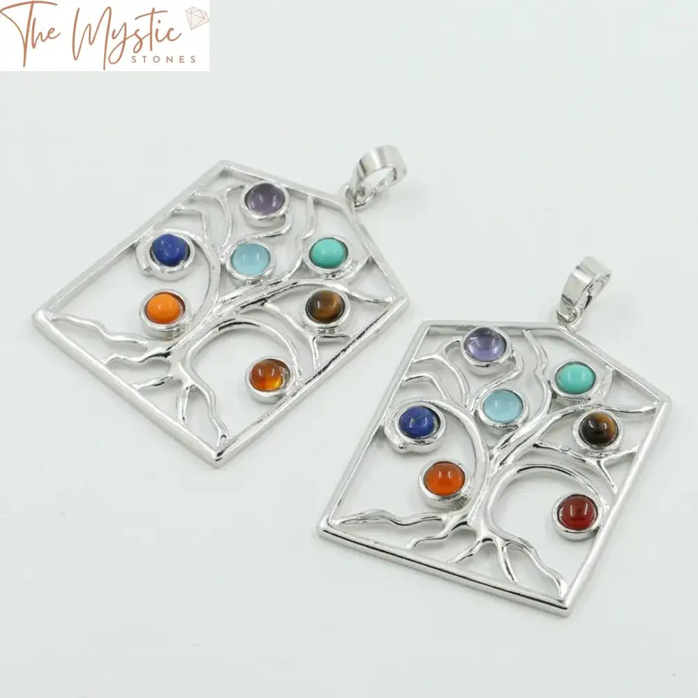 Chakra Theory Tree Of Life Pendant