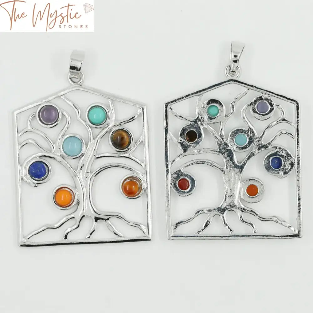 Chakra Theory Tree Of Life Pendant