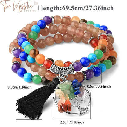 Chakra Tree Of Life Bracelet