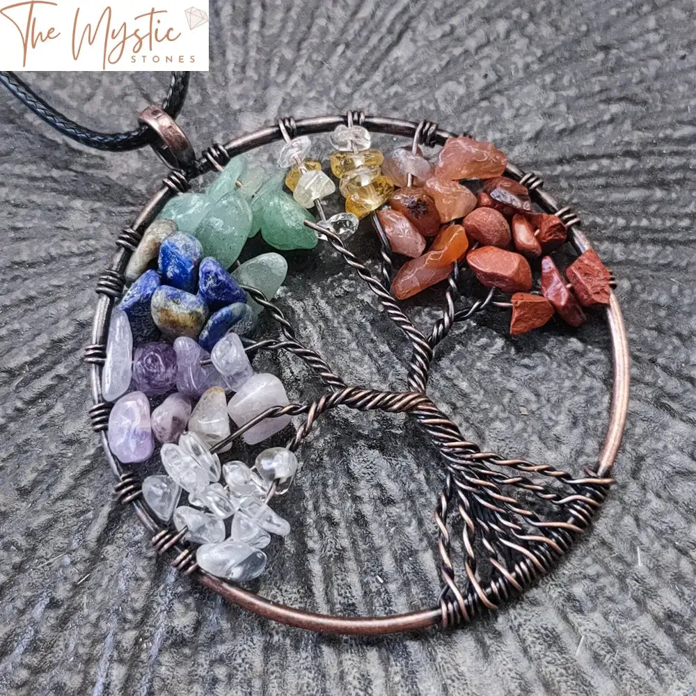 Chakra Tree Of Life Healing Pendant