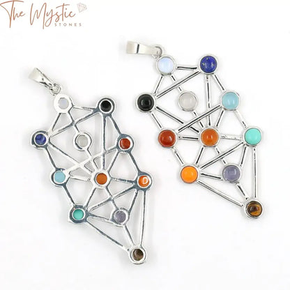 Chakra Tree Of Life Opal Pendant