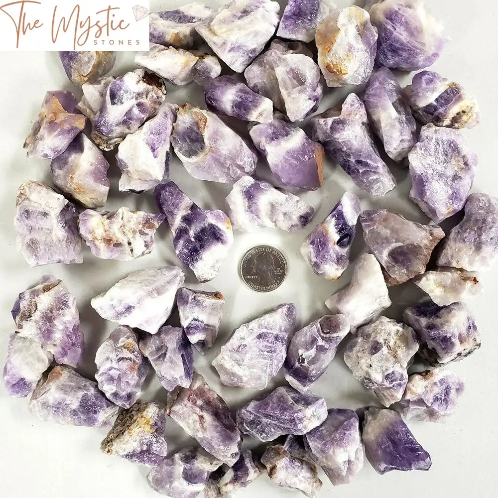 Chevron Amethyst Reiki Crystal Specimen