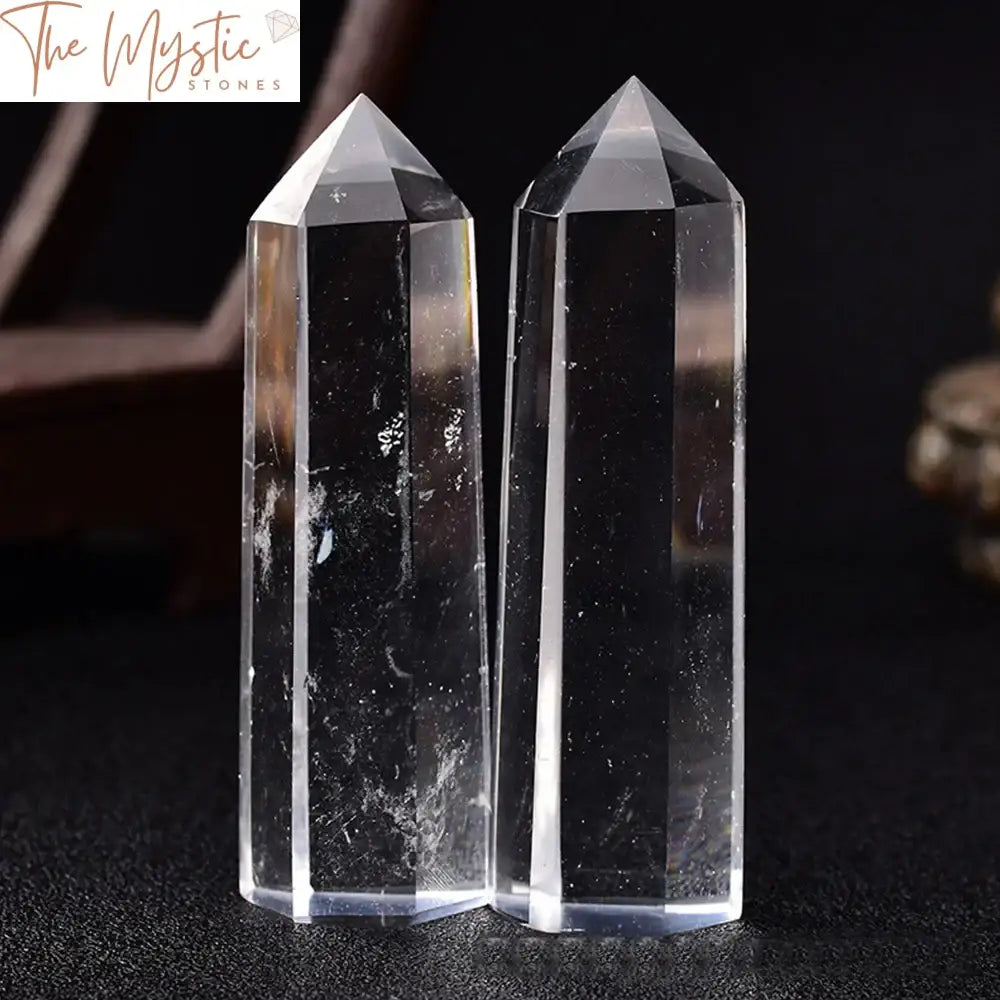 Clear Quartz Crystal Obelisk Wand