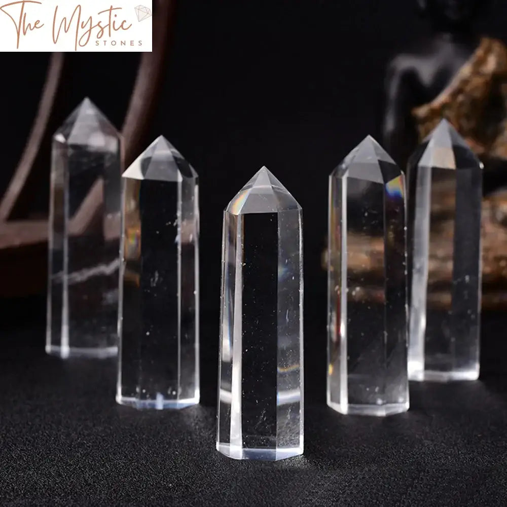 Clear Quartz Crystal Obelisk Wand