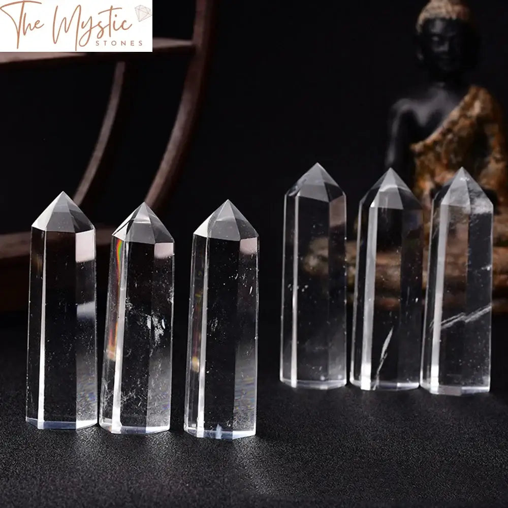 Clear Quartz Crystal Obelisk Wand