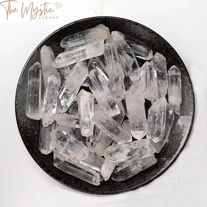 Clear Quartz Crystal Points - Bulk Pack For Jewelry And Healing Crafts