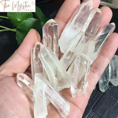 Clear Quartz Crystal Points - Bulk Pack For Jewelry And Healing Crafts