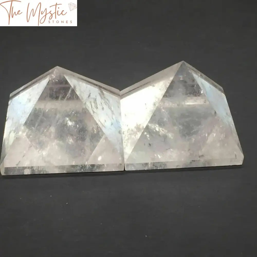 Clear Quartz Crystal Pyramid 50Mm