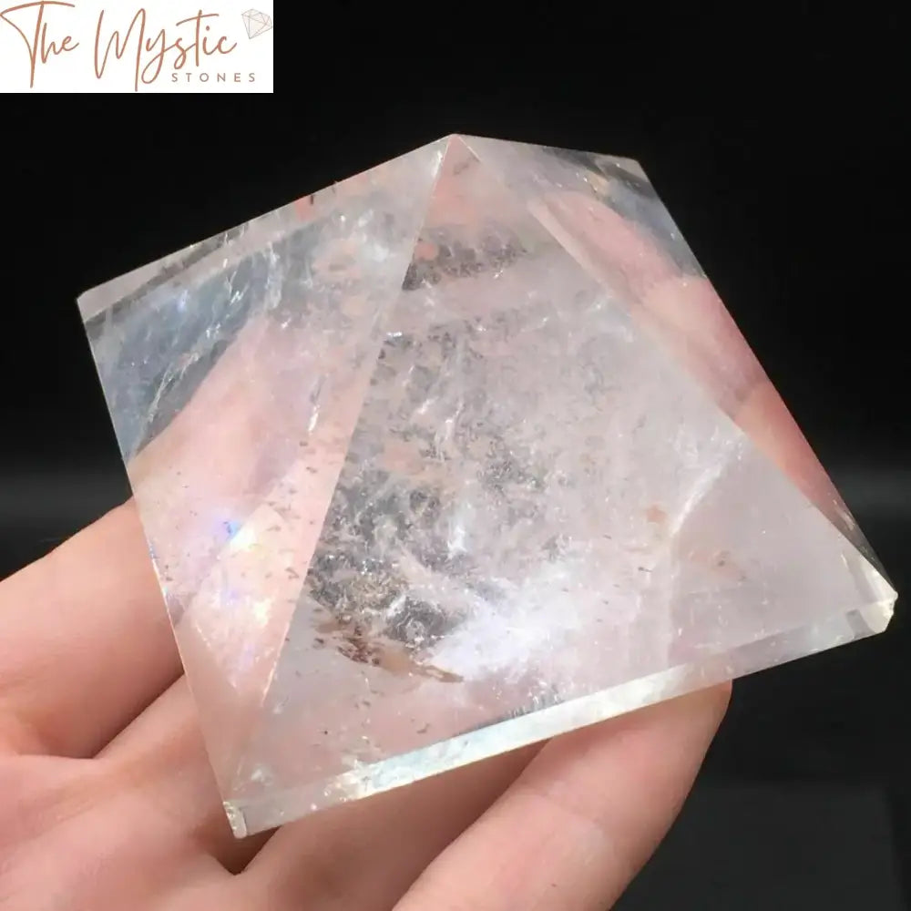 Clear Quartz Crystal Pyramid 50Mm