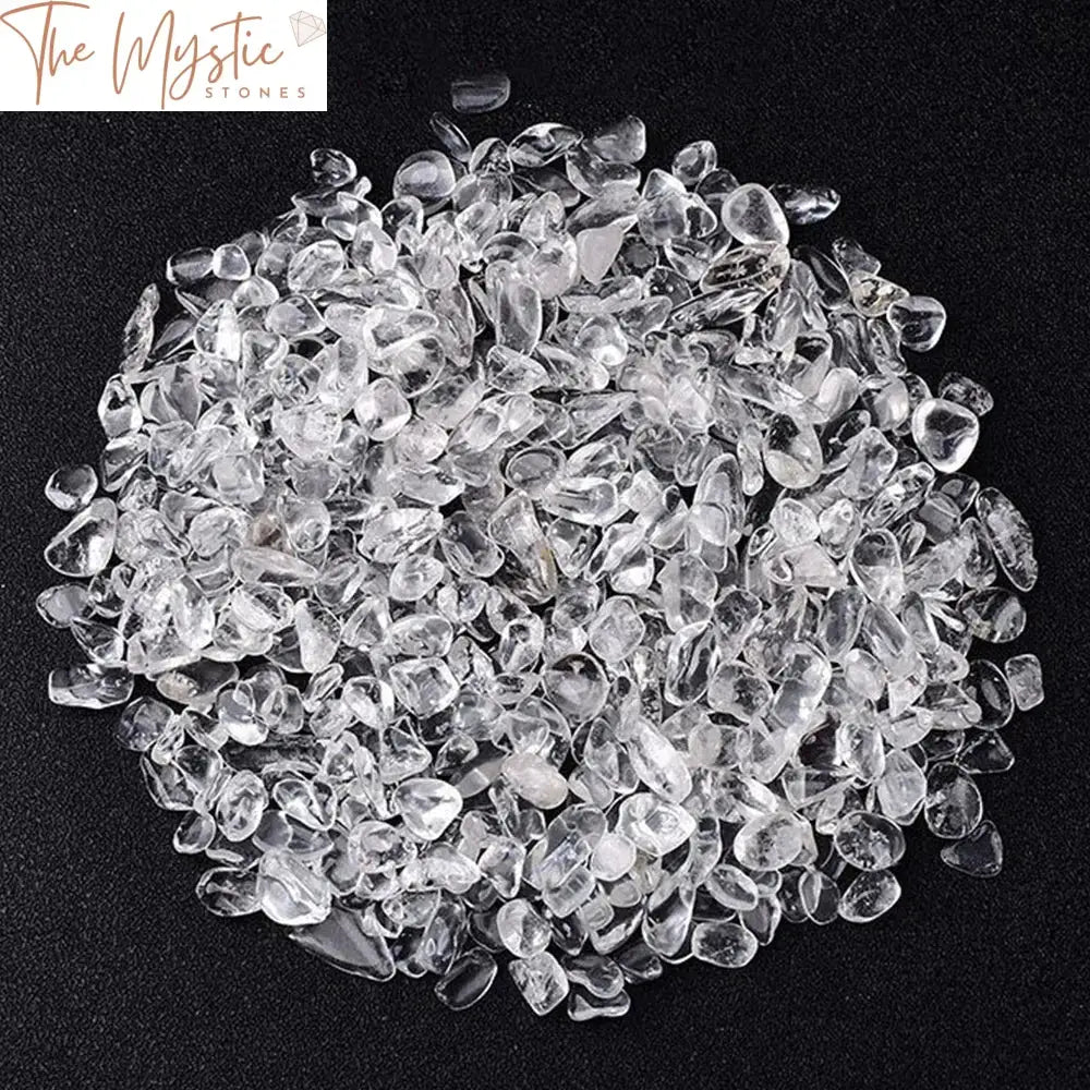 Clear Quartz Crystal Tumbled Chips