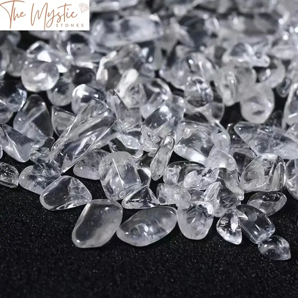 Clear Quartz Crystal Tumbled Chips