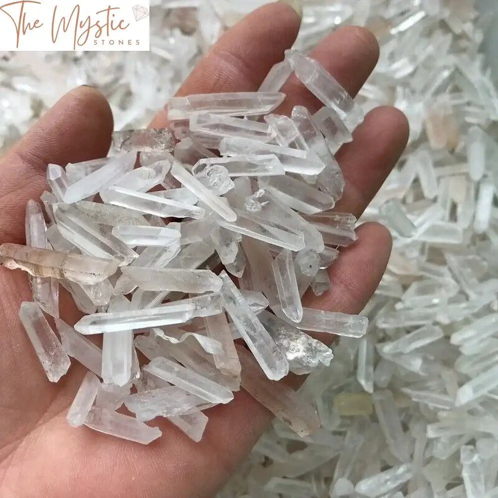 Clear Quartz Crystal Wand Points - Bulk 250G