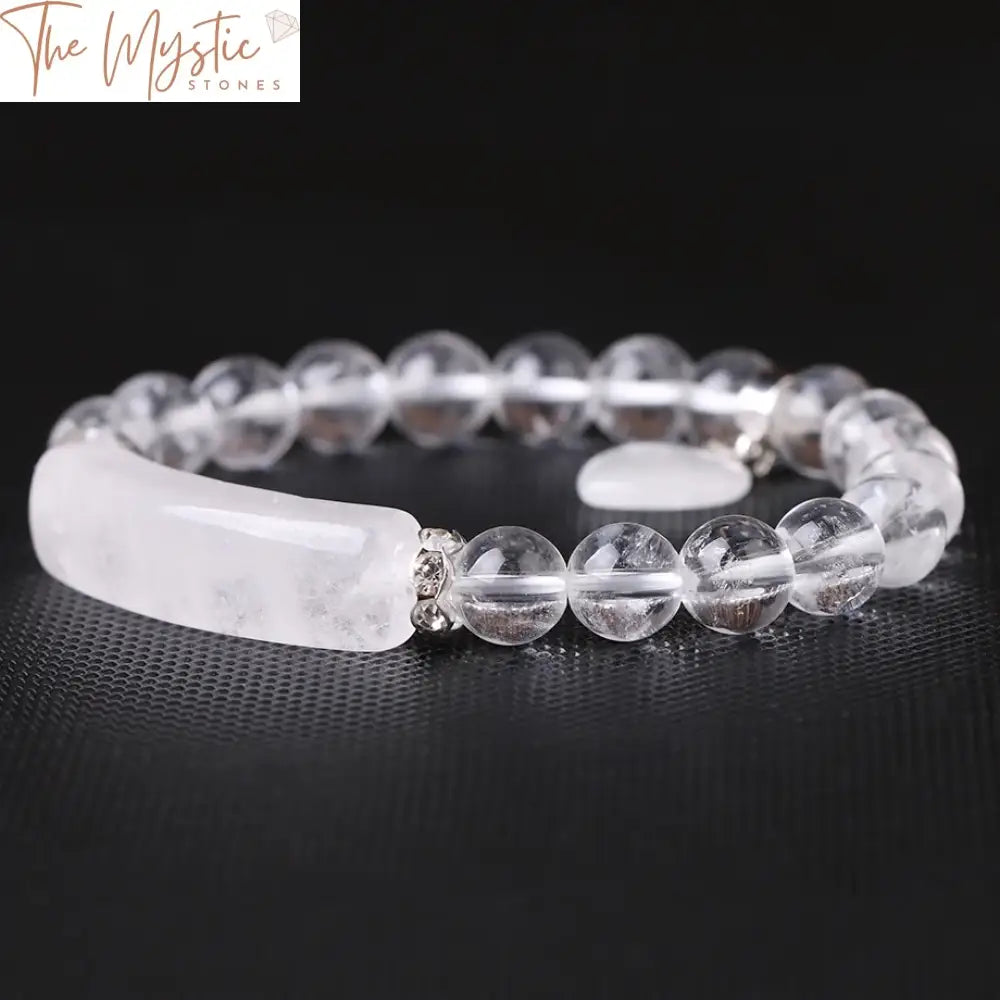 Clear Quartz Heart Chakra Bracelet