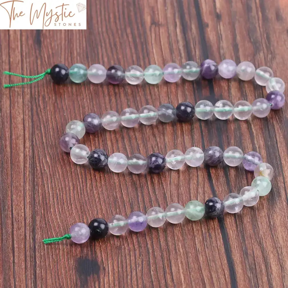 Colorful Fluorite 8Mm Beads