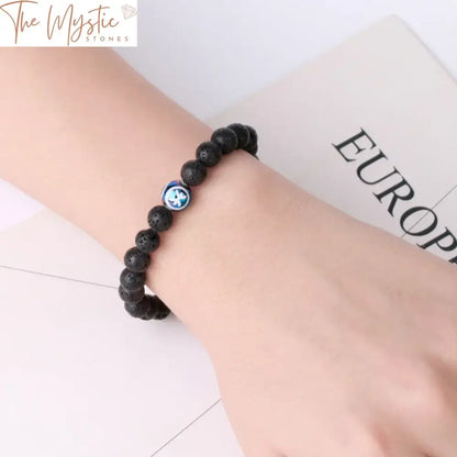 Constellation Lava Rock Bracelet