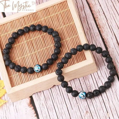 Constellation Lava Rock Bracelet