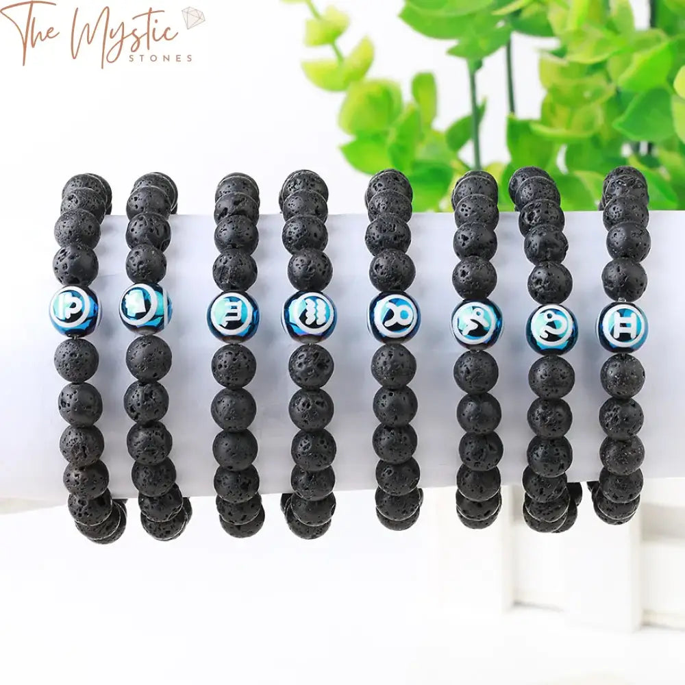 Constellation Lava Rock Bracelet