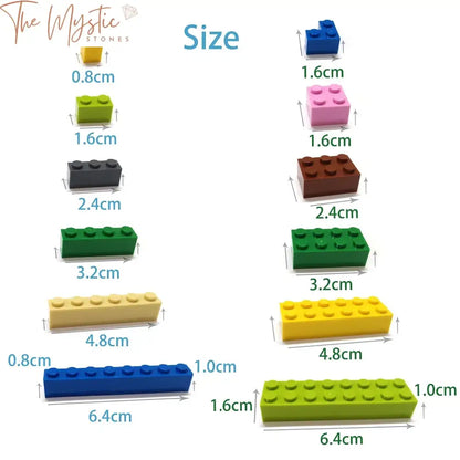 Creative Building Blocks Set - 600Pcs 12 Colors