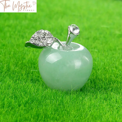 Crystal Apple Miniature Statue