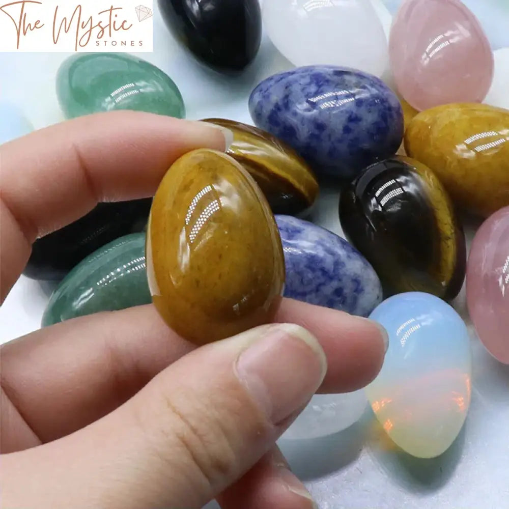 Crystal Chakra Healing Egg 30Mm